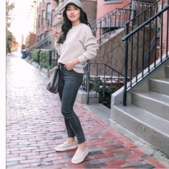 Vince🍁🍂Blair Faux-shearling Slip on sneakers size 38 US 8 - Picture 4 of 11